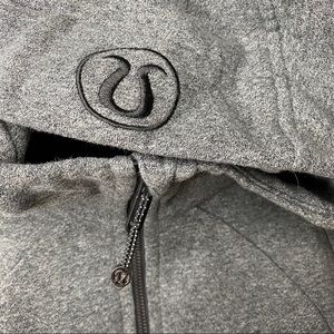 Lululemon heathered gray hoodie size 12